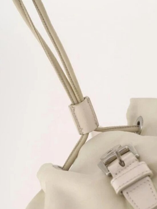 PRADA Backpack Nylon White Silver Auth bs33253 main image 16